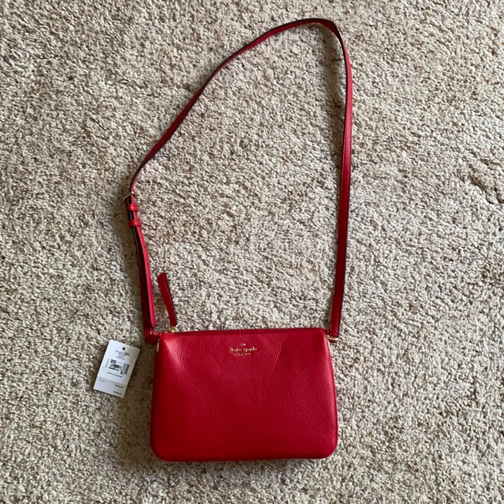 Kate Spade Red Crossbody Bag - Picture 1 of 8